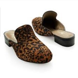 Matisse Lacy Leopard  Printed calf hair slip‎ on Mules